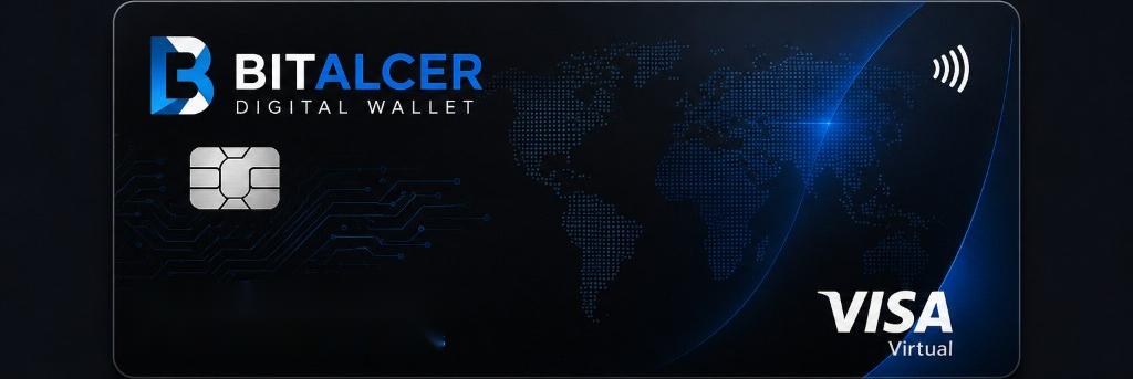 Tarjeta Visa virtual Bitalcer ya emitida en producción